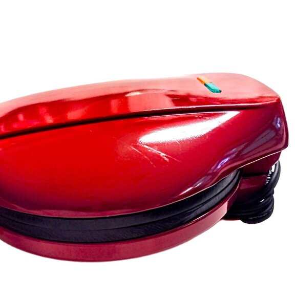 Cookie / Pancake Maker ~ Red-Non-Stick Electric Baker by SENSIO ~ Unused w/o Box - Picture 11 of 12